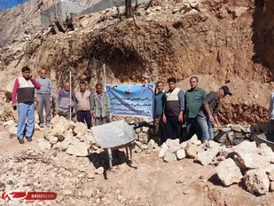 خدمات ارزشمند گروه جهادی بسیج عمران و معماری سپاه فتح در روستای دلی بهرام بیگی