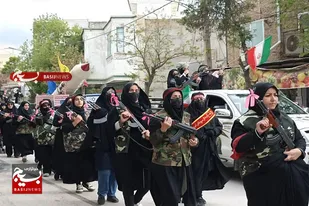 برگزاری همایش مقتدرانه بانوان جانفدا در بهار