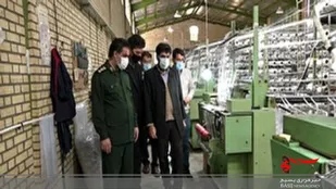 خط تولید پارچه ملت بلون در قم رسما افتتاح شد