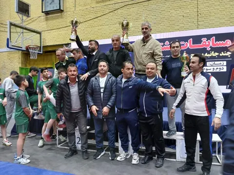 کسب عنوان سوم تیمی کشتی منتخب بسیج استان همدان