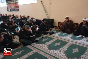 مراسم سوگواری اربعین سید و سالار شهیدان در سپاه ناحیه اسدآباد
