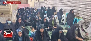 درسالروز ولادت حضرت فاطمه زهرا(س)مراسم جشن فاطمی در مصلی بخش راین برگزارشد.