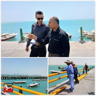 بازدید میدانی از روند کار اسکله صیادی بحرکان هندیجان