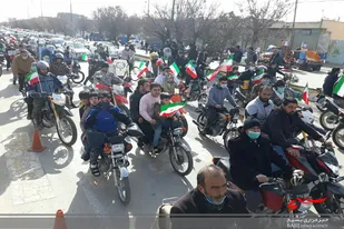 جلوه&zwnj;هایی از حضور باشکوه و مقتدرانه مردم ولایی کبودراهنگ