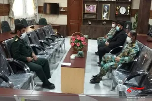 دیدار فرمانده مرکز آموزش ۰۸ خاش با فرمانده سپاه این شهرستان