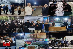 برپایی هشت موکب در پلیسراه شهرستان سرخه