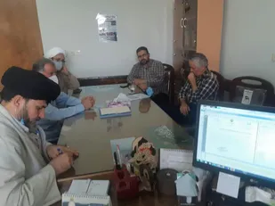 جلسه مشترک پایگاه مقاومت بسیج شهیدقدوسی با رئیس ستاد عتبات عالیات استان یزد برگزار شد