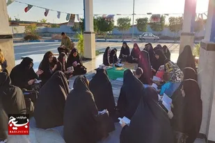برگزاری دعای ندبه در کنار مزارشهید گمنام در کنارک
