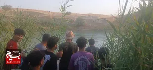 نجات جان یک انسان توسط بسیجیان در آغاجاری
