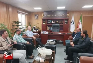دیدار مسئول معاونت تربیت بدنی سپاه عاشورا با مدیرکل ورزش و جوانان آذربایجان شرقی