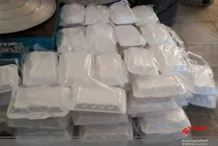 توزیع 3 هزار پرس غذای گرم توسط حوزه بسیج انصار حصار گرمخان بجنورد