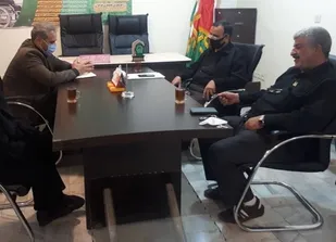 دیدار رئیس اداره فرهنگ و ارشاد از دفتر نمایندگی آستان قدس رضوی در شهرستان ری