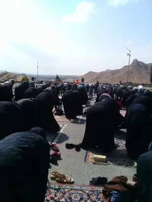 فعالیت های خواهران بسیجی شاهرود در اربعین حسینی
