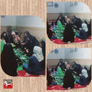 برگزاری سفره صلوات به مناسبت شهادت امام جعفر صادق (ع) در پایگاه ریحانه&zwnj;النبی (س)