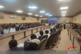 برگزاری نشست روشنگری جهاد تبیین باحضور دانش آموزان پسر شهرستان تفتان