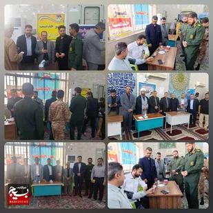 برگزاری میز خدمت در مصلی امام جمعه کرخه