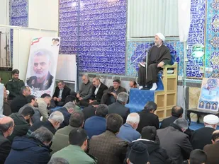 برگزاری مراسم گرامیداشت شهادت سردار سلیمانی در بروجن