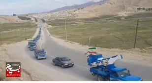 نمایش اقتدار نیسان سواران آبی صیدون به مناسبت دهه فجر