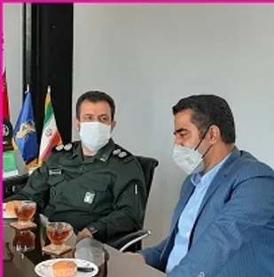 دیدار شهردار و رئیس شورای شهر پیشوا با فرمانده سپاه