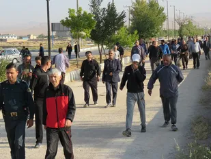 پیاده روی خانوادگی در بروجن برگزار شد