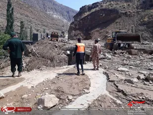کمک رسانی به سیل زدگان روستای سنج و ورده برغان