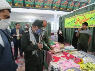 دیدار سردار قاسمی با خانواده معزز شهید جودی روستای تقاب خوسف