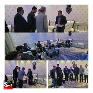 دیدار با ایثارگر بسیجی در شوش