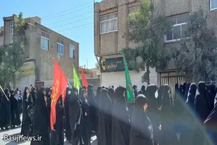 راهپیمایی مردم دارالمومنین کبودراهنگ در محکومیت آشوبگران