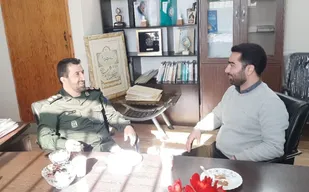 دیدار فرمانده سپاه پیشوا با بخشدار مرکزی