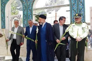 غبارروبی   مزار شهدای شهریار با حضور رئیس کل دادگستری استان تهران