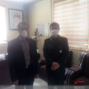دیدار رئیس مجتمع آموزش عالی با فرمانده نیروی مقاومت سپاه پاسداران شهرستان شیروان
