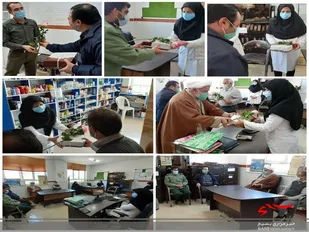 مراسم تجلیل از پرستاران و کادر مرکز بهداشت امام رضا(ع) رضوانشهر