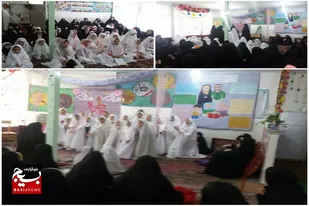 از دست بوسی مادران تا دلنوشته های پرمهر کودکان بسیجی در سرخه