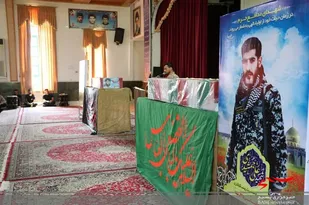 وداع با دو شهید کربلای خان طومان در لشکر عملیاتی ۲۵ کربلا