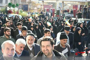 راهپیمایی مردم نهاوند در محکومیت اغتشاشگران