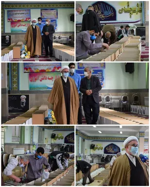 مکتب حاج قاسم/اهدا ۵۰۰ بسته معیشتی به نیازمندان در شاهرود