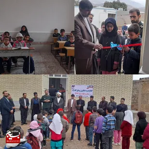 افتتاح مدرسه دوکلاسه "روستای گله توک"  شهرستان اندیکا بمناسبت ۵ آذرماه روز بسیج