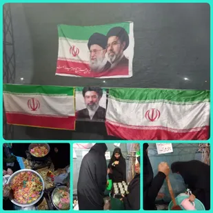 برپایی موکب و  ایستگاه صلواتی در شهدای گمنام بندرلنگه