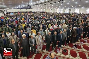 اجتماع بزرگ بسیجیان در نهاوند