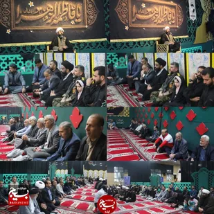 ایذه در سالروز شهادت بانوی بزرگ اسلام حضرت فاطمه زهرا (س) عزادار شد