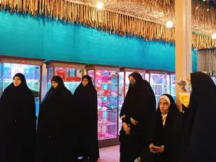 حضور بسیجیان پایگاه ولایت حوزه زینبیه در اردوی یک روزه