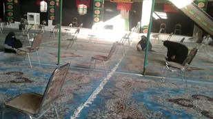 کرونازدایی در محرم پایگاه فجر حوزه نرجس خاتون ناحیه مرکزی یزد