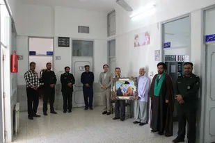 دیدار فرمانده سپاه میبد بارییس اتاق اصناف