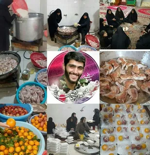 طبخ 600 ظرف غذا توسط گروه جهادی شهید بیضایی شهرستان بهارستان