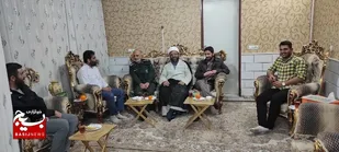 دیدار و سرکشی مسئولین با خانواده سربازان نمونه ساوجی