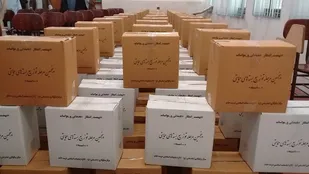 اهدای ۱۰۰۰ بسته غذایی به ارزش ۱۶ میلیارد ریال به نیازمندان تربت جام