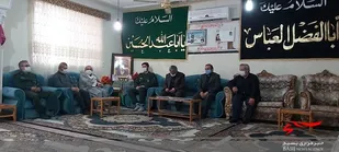 دیدار اعضای ستاد امر به معروف با خانواده شهدا