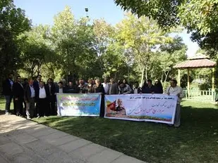 همایش پیاده&zwnj;روی صبحگاهی سالمندان در کبودراهنگ برگزار شد