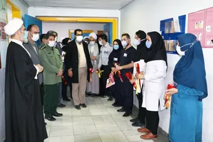 تجلیل از مقام پرستاران شهرستان بویین زهرا