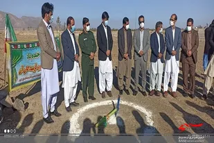 کلنگ زنی  احداث ۸ واحد گلخانه&zwnj;ای در شهرستان مهرستان